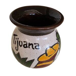 Hand-Painted Tijuana Ceramic Mug With Handle